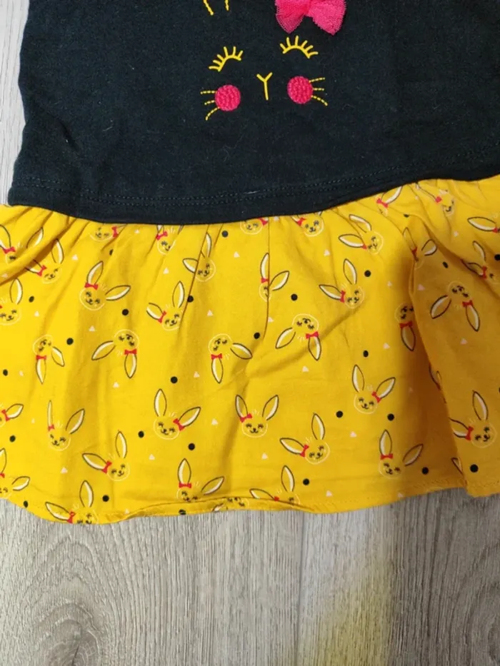 Robe à manches longues lapin. 12 mois - photo numéro 5