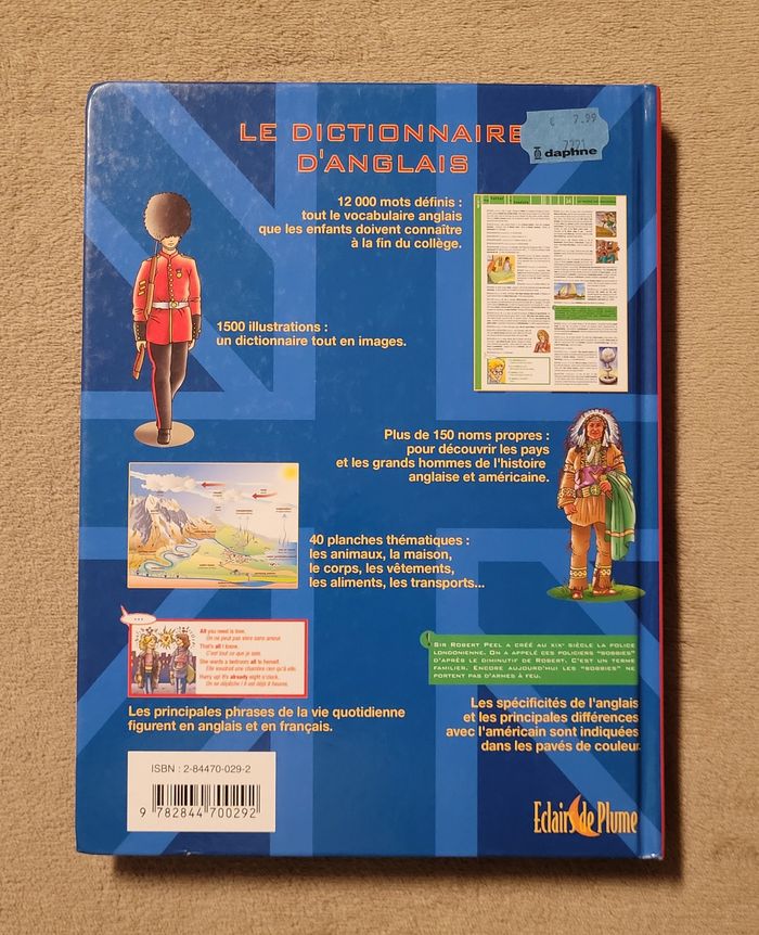 Le Grand Dictionnaire D'anglais 12000 Mots (Sans Onglets) Joëlle, Anne, Kellie Naim, Garcia-Lozano, - photo numéro 6