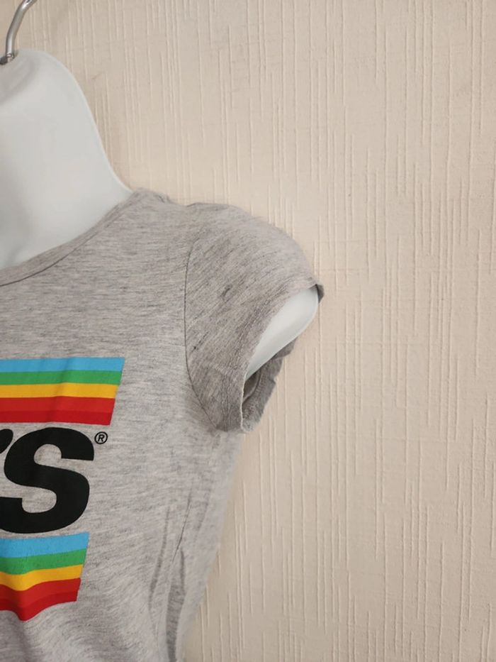 Tee-shirt Levi's manches courtes grises 12 ans - photo numéro 4