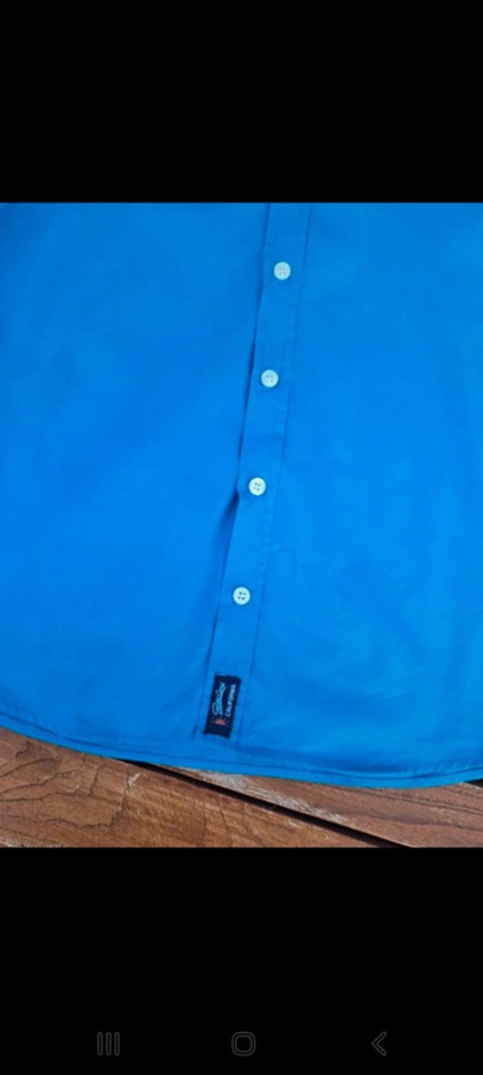Chemise unie bleu Tape à l'œil taille 12 ans - photo numéro 3