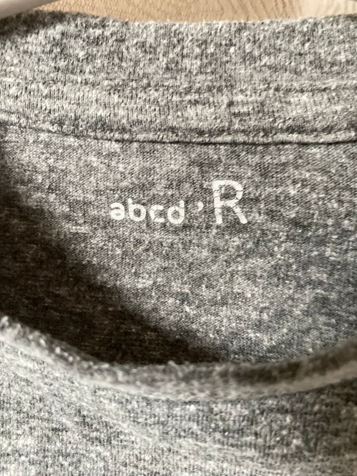 T-shirt gris 56 américain 10 ans la redoute - photo numéro 4