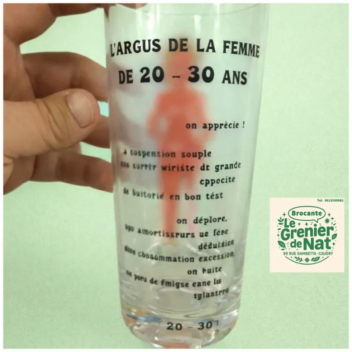 Verre humouristique femme 20 à 30 ans