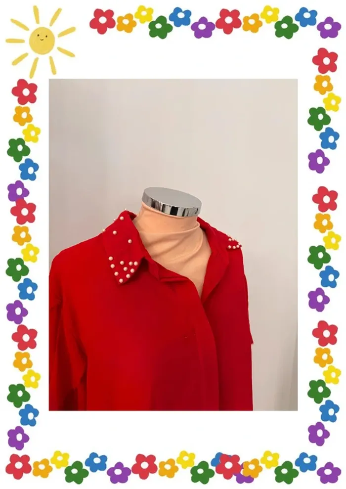 Camicia rossa taglia M