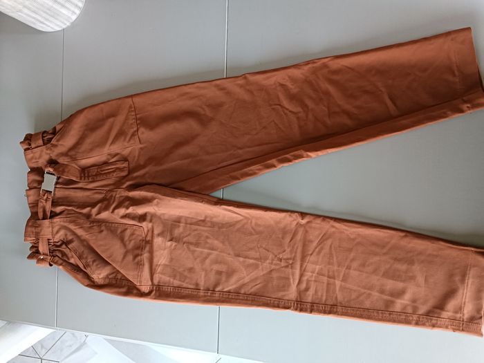 Pantalon droit marron Tally weijl taille 34 - photo numéro 6