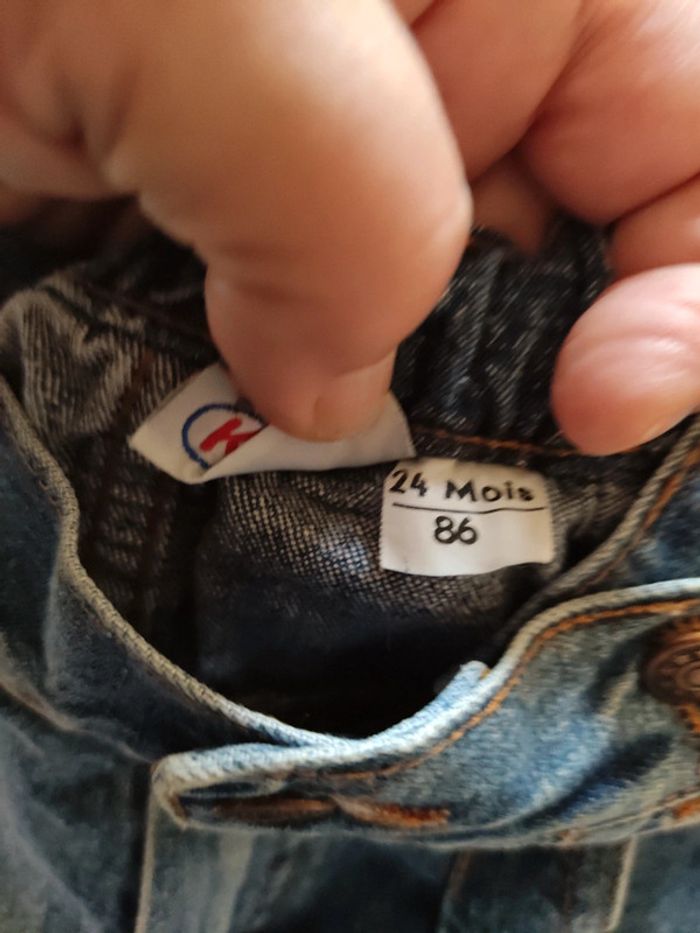 Combishort jean 24 mois kiabi - photo numéro 3