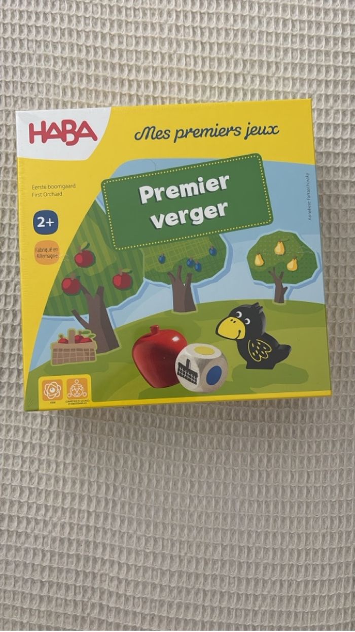 Jeux mon premier verger Haba neuf