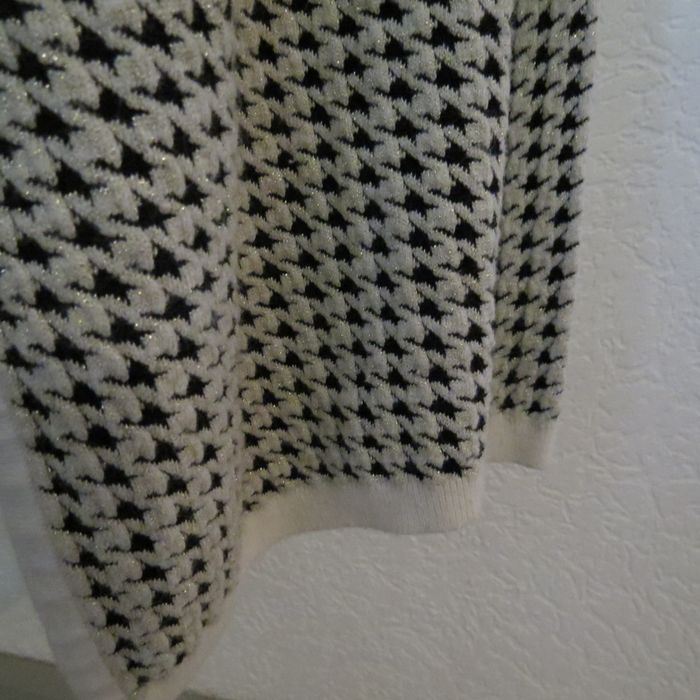 ✨ Veste cardigan houndstooth (pied-de-poule) chic & intemporel – effet brillant ✨ - photo numéro 5