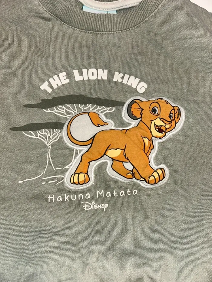 Ensemble jogging garçon roi Lion 3/4 ans - photo numéro 3
