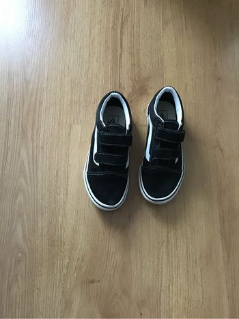 Vans basses à scratch mixte