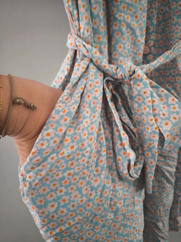 Robe mi longue monki fleurie taille M mais taille grand - photo numéro 5