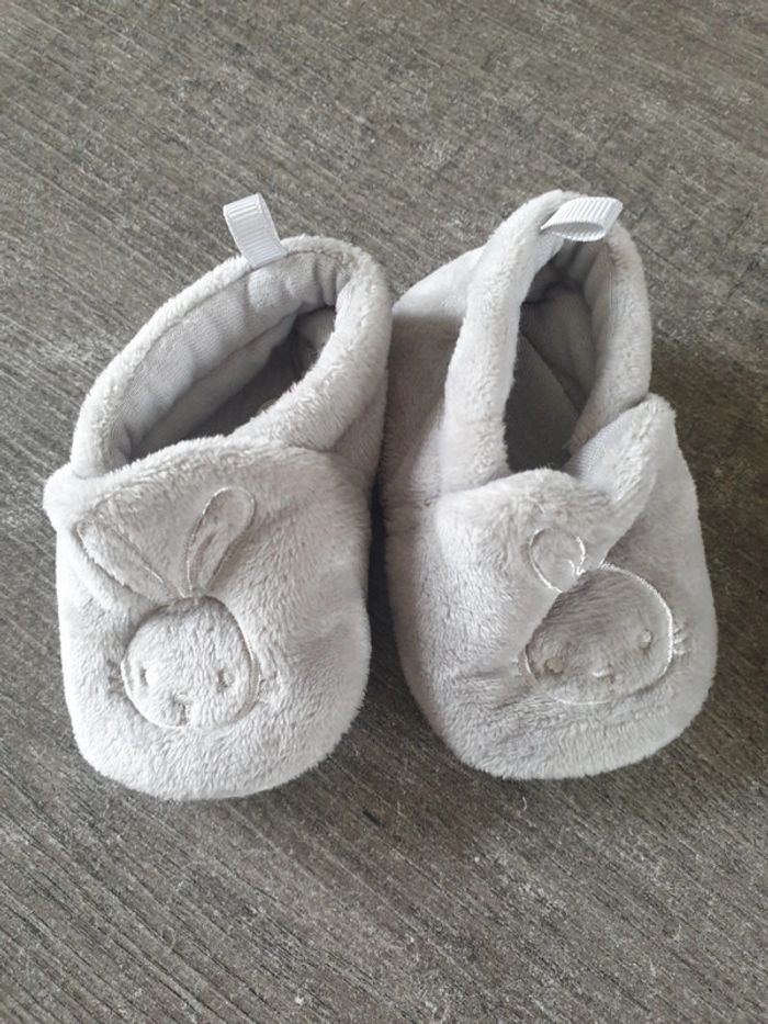 Lot de 2 paires de chaussons bébé - photo numéro 2