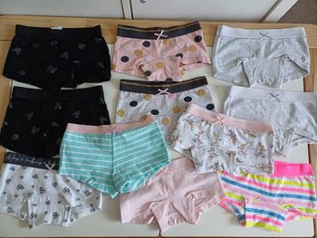 Lot boxers fille