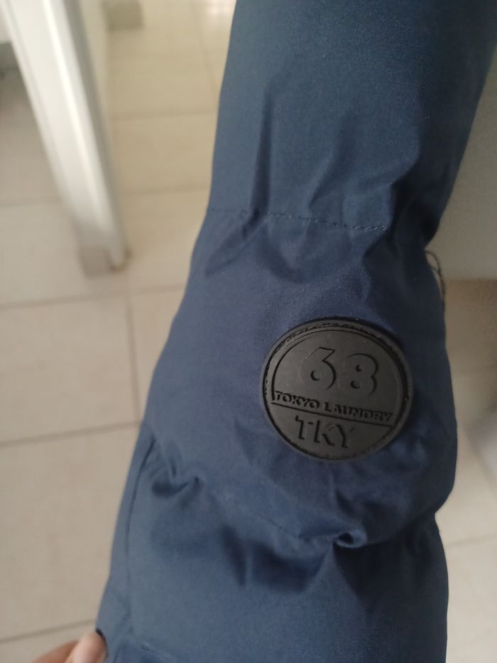 Blouson  homme L tokyo laudry neuf bleu plusieurs poches - photo numéro 4