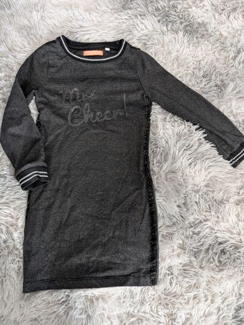 Robe noire lurex 6 ans