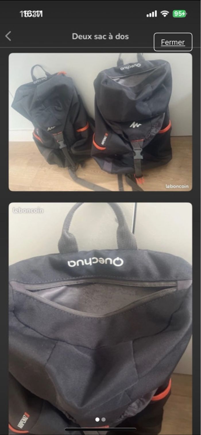 Lot sac à dos - photo numéro 2