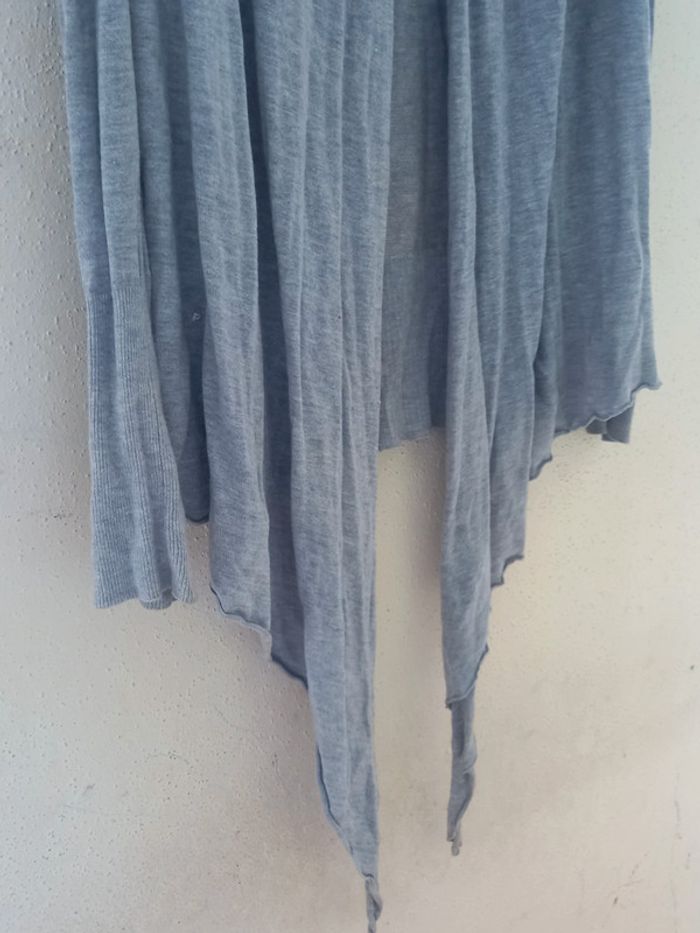 Long gilet gris T : M Marque : Amisu - photo numéro 2