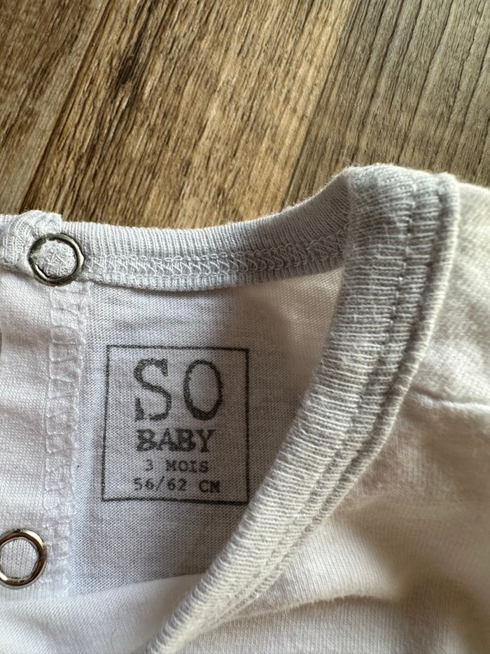- Haut ML So Baby     - 3 mois  - Très bon état - photo numéro 2