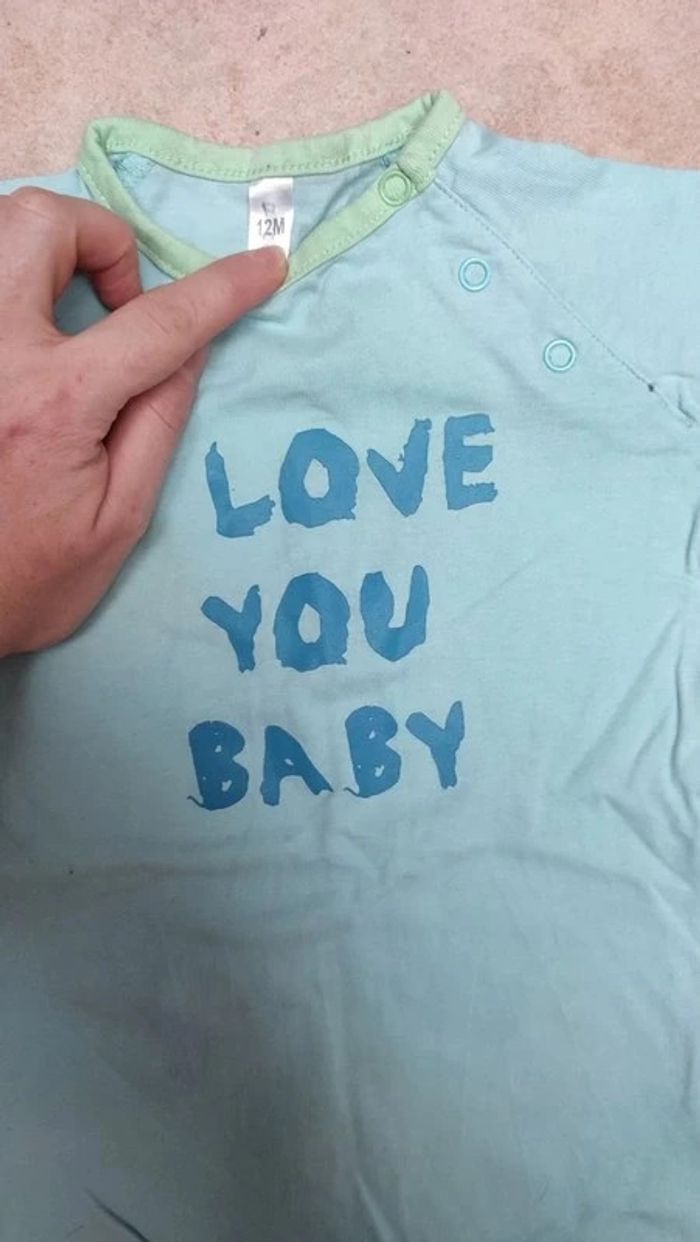 Barboteuse love you baby - photo numéro 2