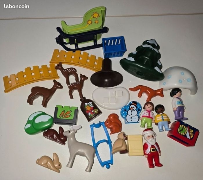 123 playmobil calendrier de l'avent père noel 9391 complet - photo numéro 2