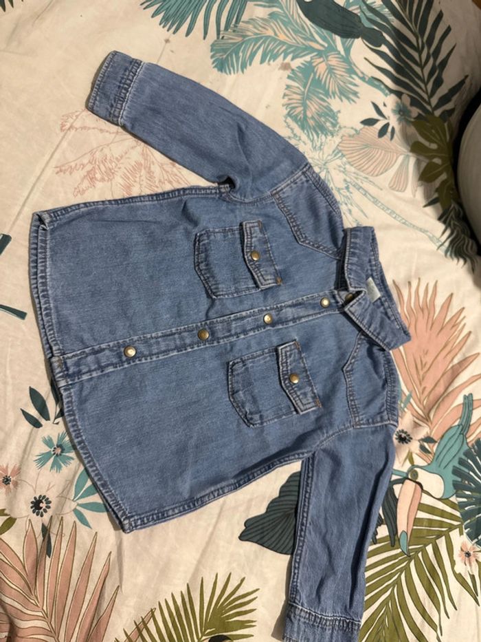 Chemise en jeans h&m 9 mois
