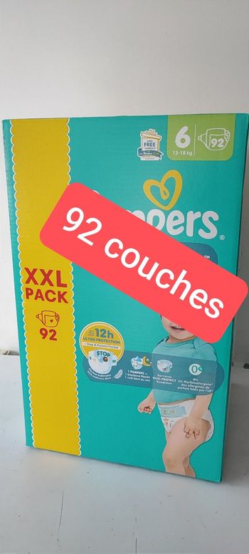 Couches pampers 6