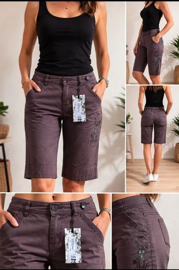 Neuf bermuda marron femme diplodocus taille M/38