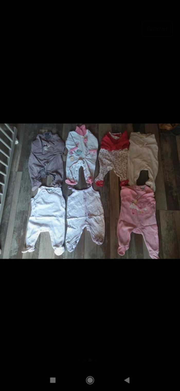 Lot pyjama fille taille 3 mois