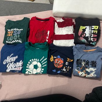 Lots de 8 Hauts longues manches