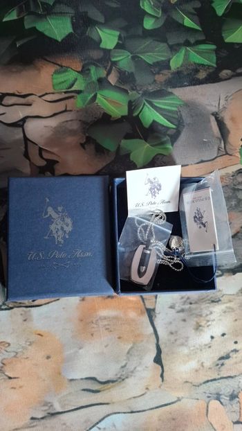 Collier U.S Polo Assn pendentif balle