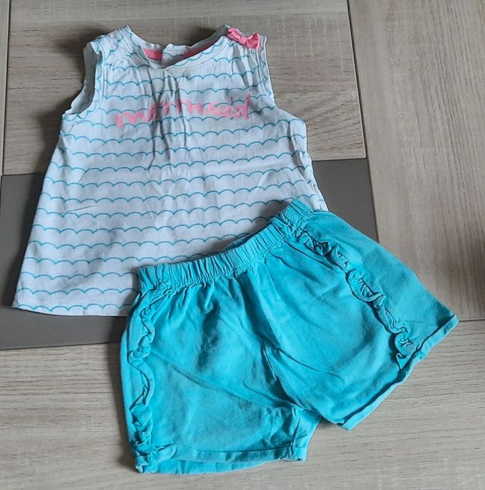 Ensemble été fille tex baby 18 mois