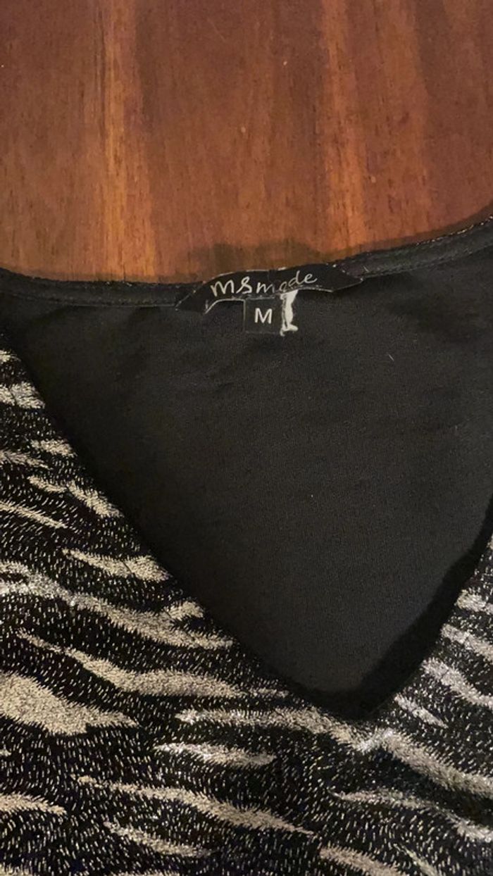 Robe de soirée M&S Mode (argenté), M / 38 / 10 - photo numéro 2