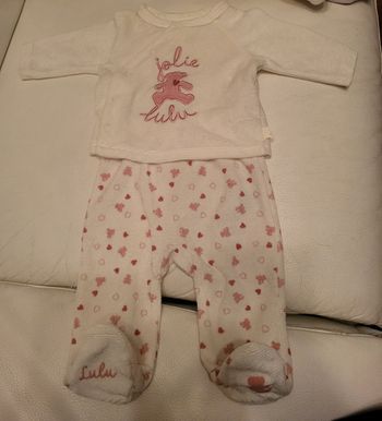 Lot de 3 pyjamas 1 mois