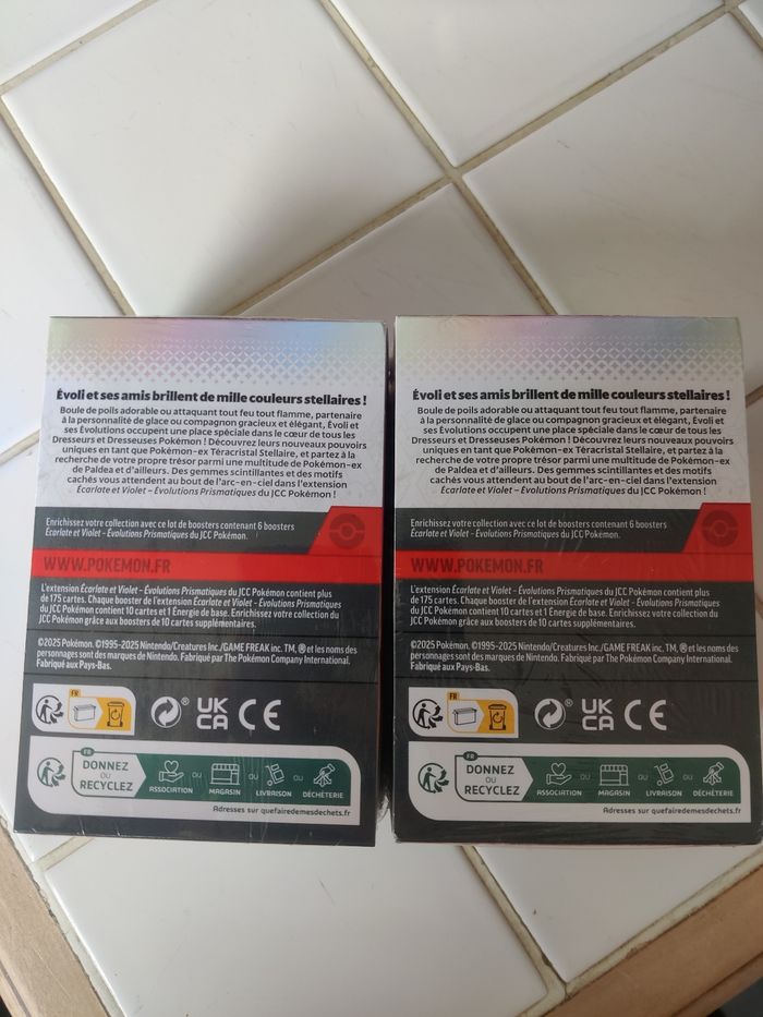 2 bundles Pokémon 8.5 évolutions prismatiques - photo numéro 2