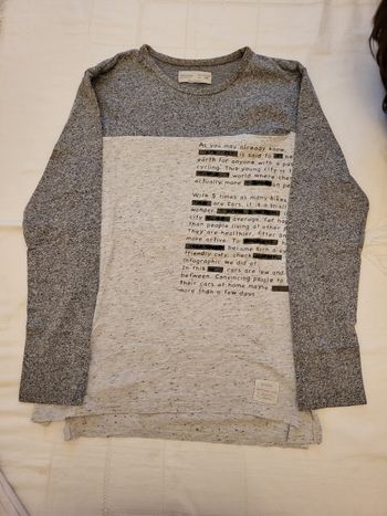 1 tee-shirt manche longue garçon 12 ans 