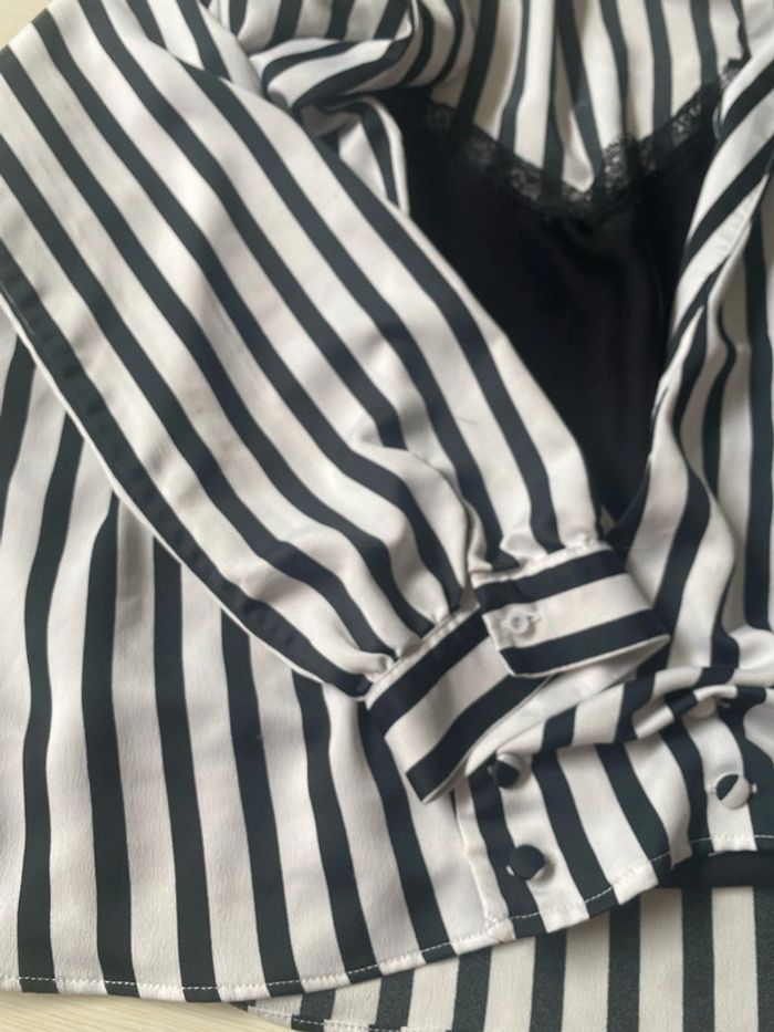 Haut chemise avec débardeur intégrer Zara - photo numéro 5