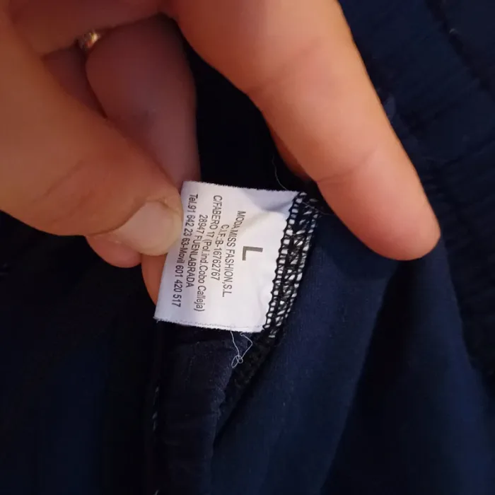Pantalon confort bleu marine femme taille 38/40 - photo numéro 3