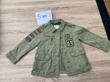 Veste militaire Zara fille 4/5 ans