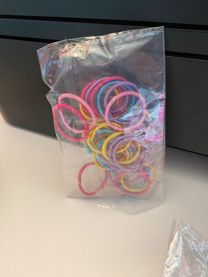 Gros lots d’élastiques cheveux enfants - photo numéro 4