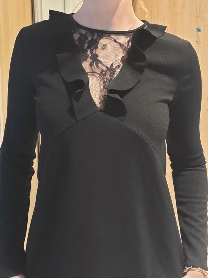 Jolie robe noir MANGO S - photo numéro 3