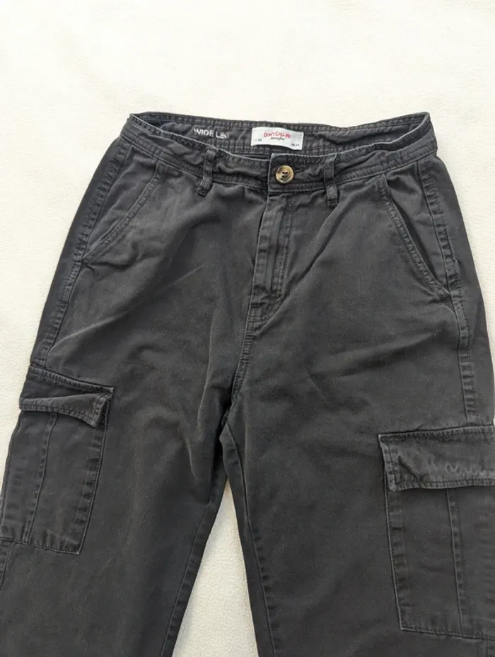 Pantalon cargo noir – taille 38 - photo numéro 4