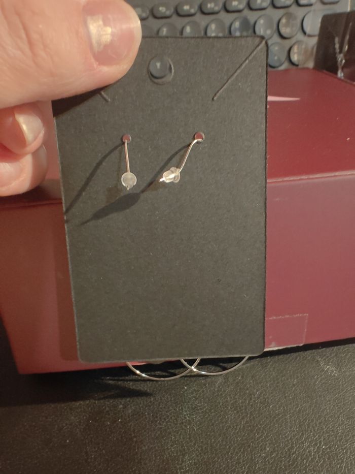 Longues boucles d'oreilles pendantes - photo numéro 2