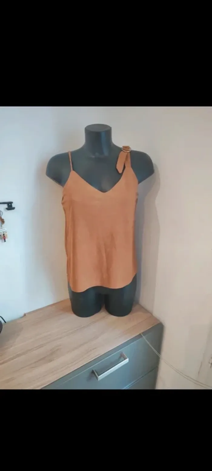 T-shirt effet daim taille m mulaya