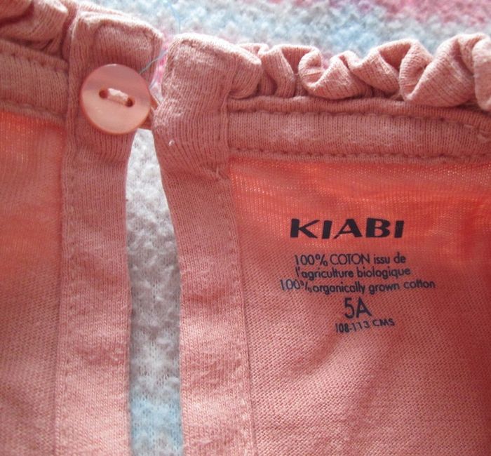 Blouse rose clair KIABI 5 ans - photo numéro 2