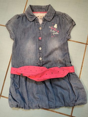 Robe jean Lulu castagnette T.18M