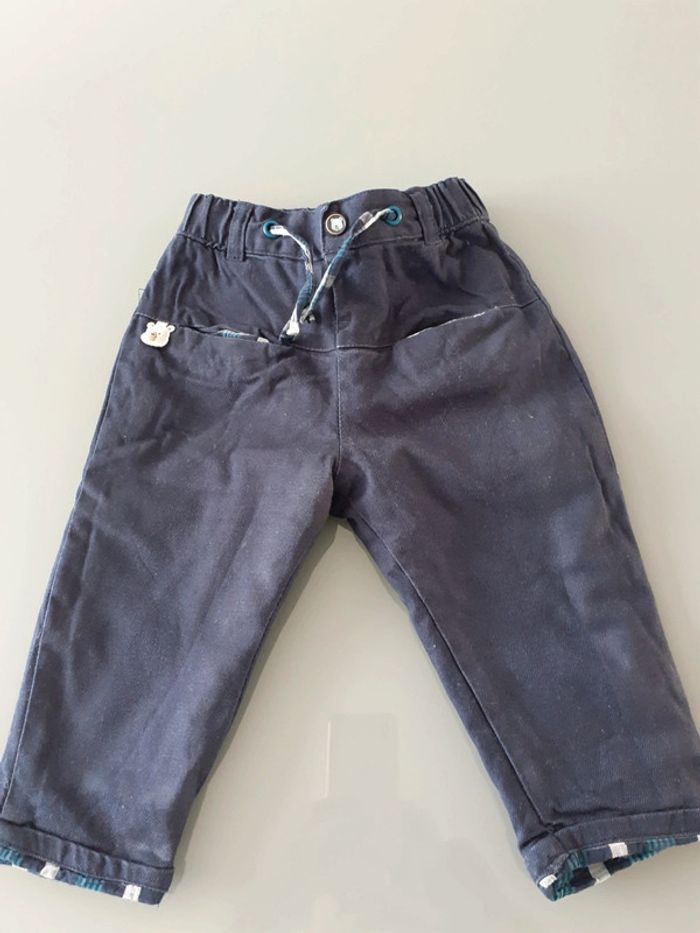 Pantalon doublé 12 mois