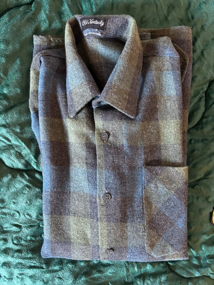 Lot chemises à carreaux vintage femme - photo numéro 2