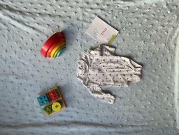 sous pull body manches longues blanc motifs fleurs bleu 3 mois kiabi