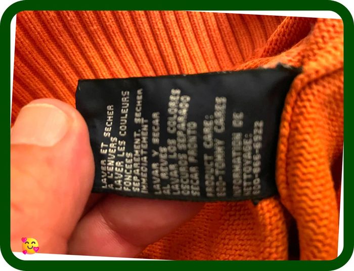 Pull Tommy Hilfiger – Homme – Taille S – Orange - photo numéro 5