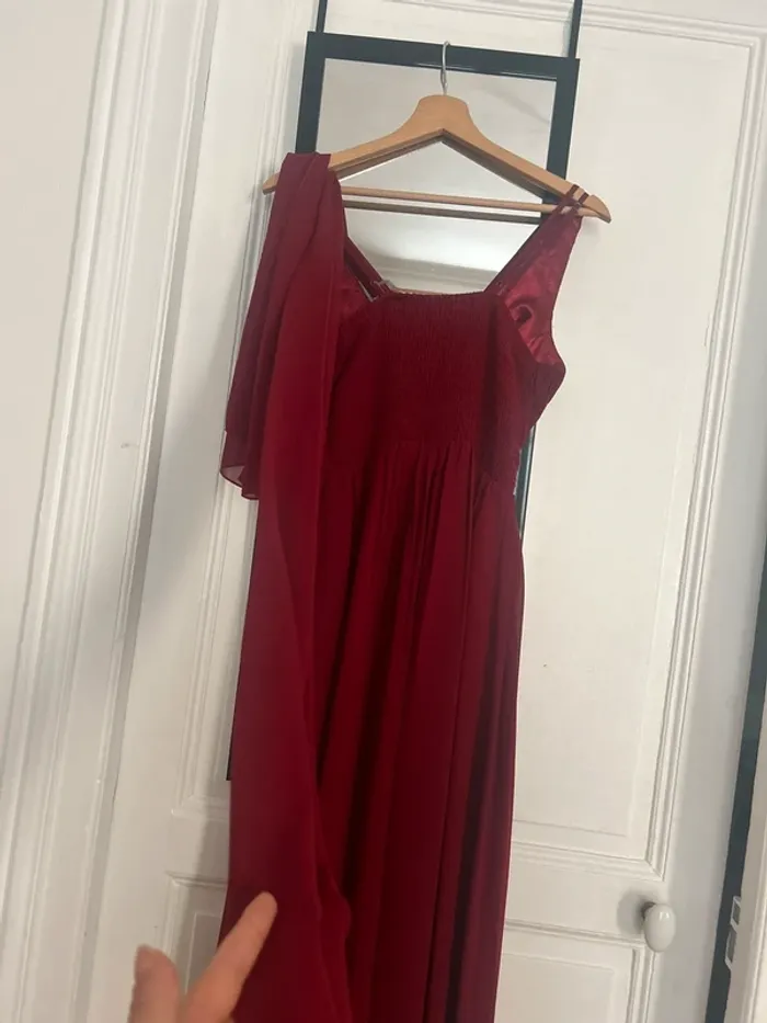 Robe cérémonie avec écharpe - photo numéro 4