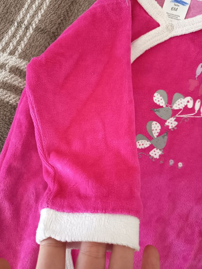 Pyjama doux Rose - 6 Mois - photo numéro 5